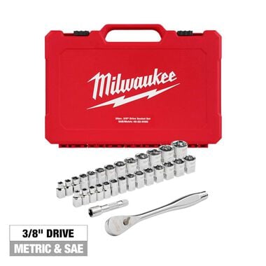 Milwaukee 29pc Ratchet and Socket Tool Set