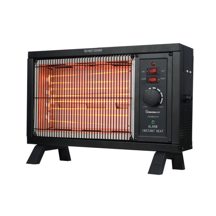 VisionAir 11 In. 120/1500W 5118 Btu 96 Sq-Ft. Radiant Heater, large image number 2