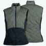 Mobile Warming Womens Aria Hybrid Black and Green Heated Vest Kit Medium