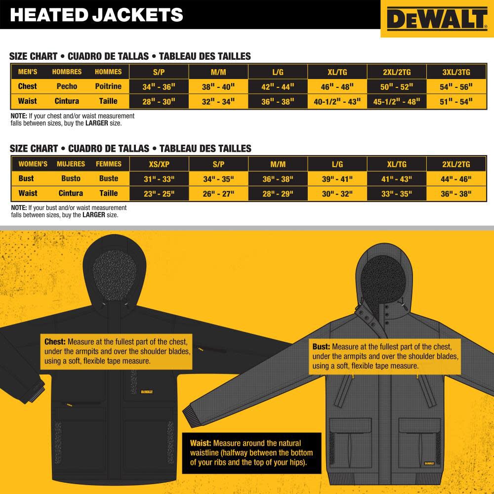 Dewalt heated jacket sale womens