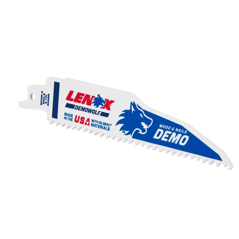 Lenox DEMO Reciprocating Saw Blade B6066R 6in X 1in X .062in X 6 TPI 25pk, large image number 2
