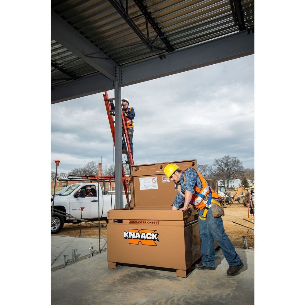 Knaack Model 89 47.8 Cu-Ft. Tan Steel Piano Box with 3KL