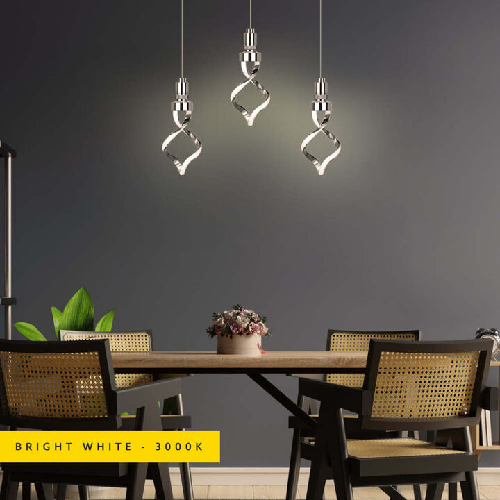 Feit Electric Chrome 120V 5.5W 3000K LED Helix Bulb Bright White, large image number 4