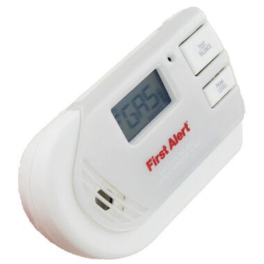 First Alert Combination Explosive Gas and Carbon Monoxide Alarm with Backlit Digital Display