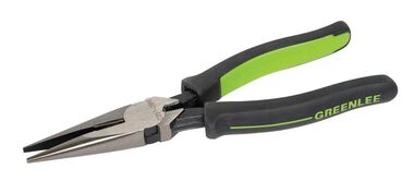 Greenlee 8in Molded Long Nose Pliers, large image number 0