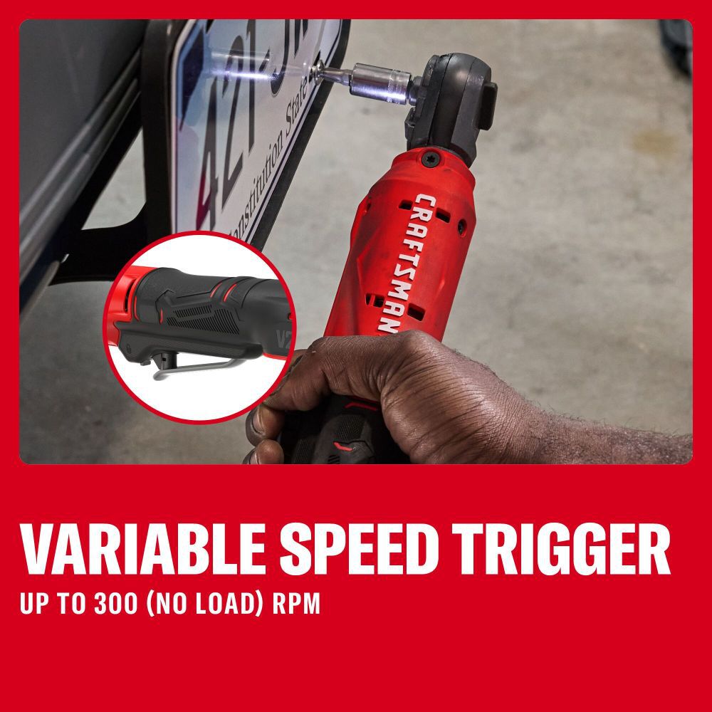 CRAFTSMAN V20 Multi-Size Ratchet (Bare Tool), large image number 4
