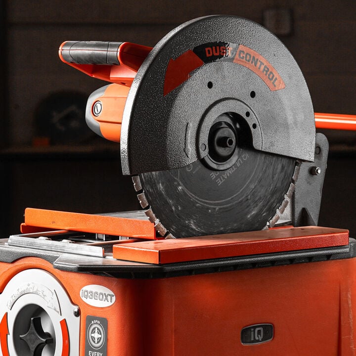 iQ Power Tools 14 in Masonry Saw with Built In Dust Control Vacuum System, large image number 7
