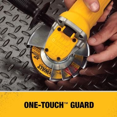 DEWALT 4-1/2 In. Paddle Switch Small Angle Grinder, large image number 3