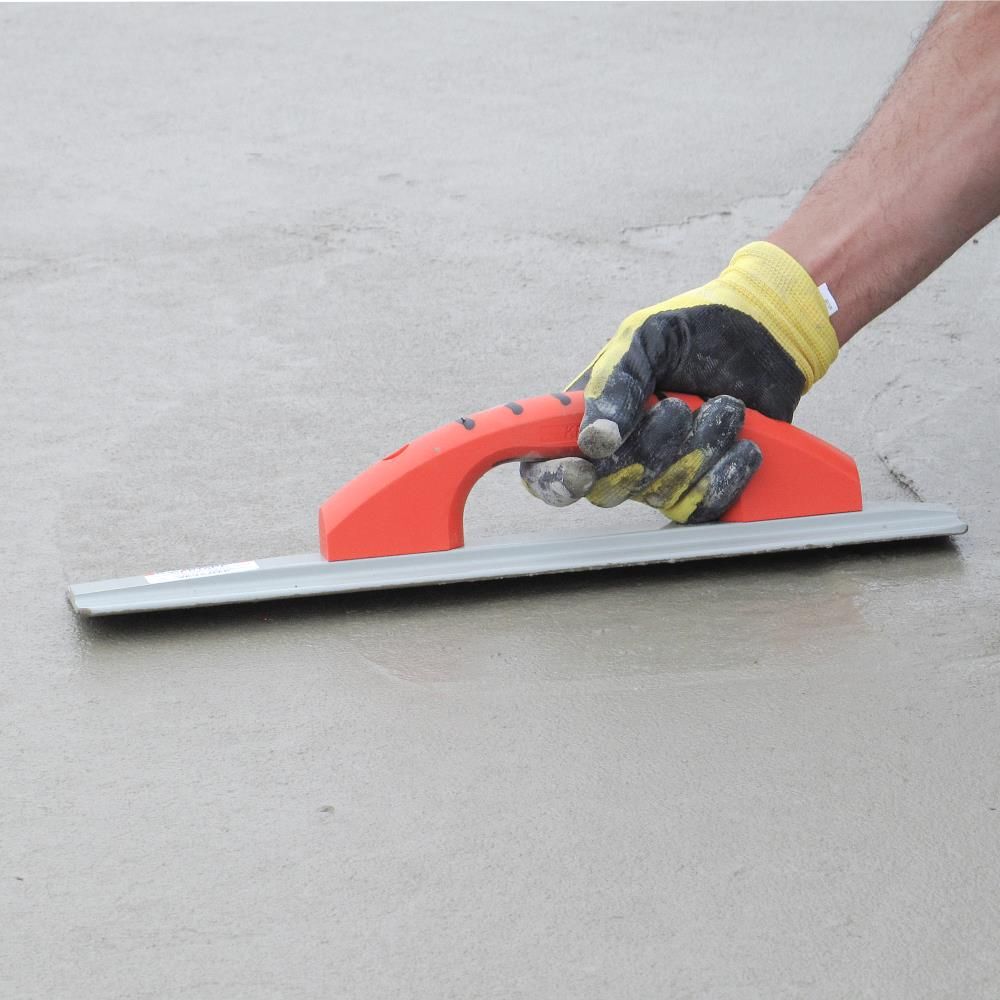 Kraft Tool Co 16 In. x 3-1/4 In. Square End Magnesium Hand Float with ProForm Handle, large image number 2