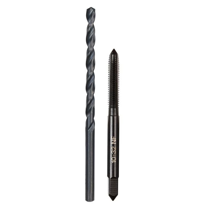 Milwaukee 10-32 NF Straight Flute Plug Tap & #21 Drill Bit, large image number 0
