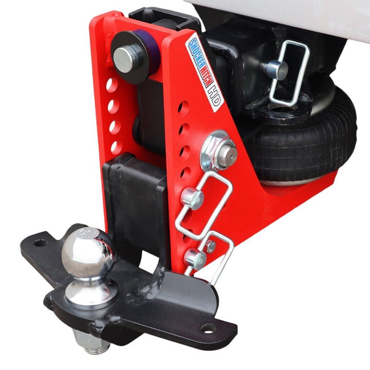 Shocker Hitch HD 20K 2.5 Inch Air Receiver Hitch & Drop Sway Bar Tab Ball Mount 2-5/16 Inch Hitch Balls, large image number 0