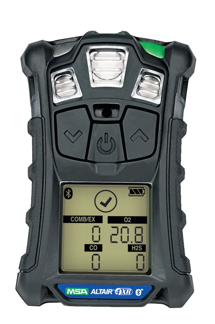 MSA Safety Works ALTAIR Gas Detector 4XR Multigas Detector (LEL O2 H2S LC & CO) Charcoal