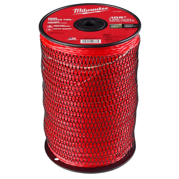 Milwaukee Twisted Trimmer Line .105 Inch x 900 Ft. (5 lbs.)