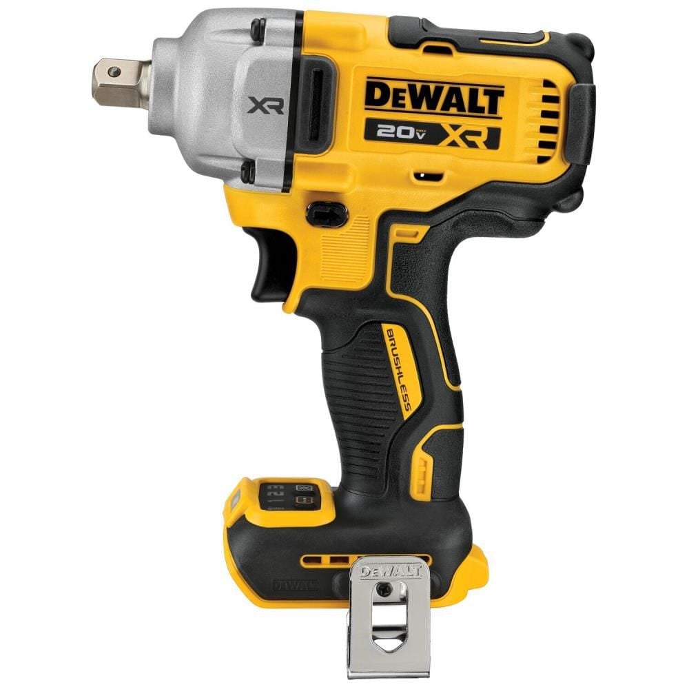 DEWALT 20V MAX XR 1/2in Mid Range Impact Wrench with Detent Pin Anvil (Bare Tool), large image number 3