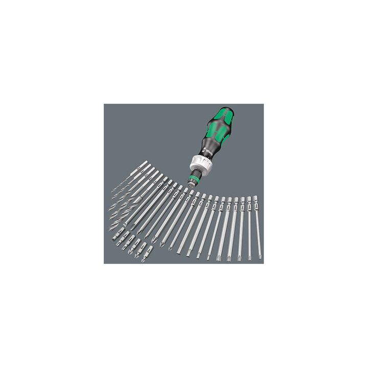 Wera Tools Kraftform Kompakt 60 RA Ratcheting Screwdriver Set, 17 Piece, large image number 3