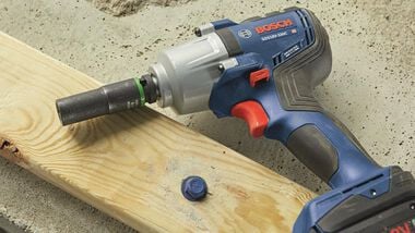 Bosch 18V 1/2in Impact Wrench with Friction Ring Mid Torque and Thru Hole Connected Ready (Bare Tool), large image number 6