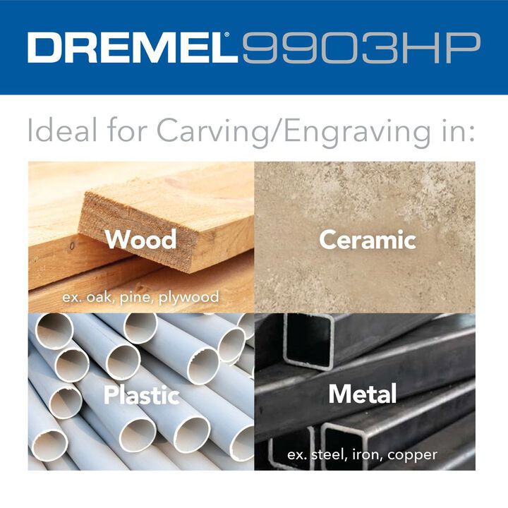 Dremel 1/8 Inch (3.2mm) Tungsten Carbide Carving Bit, large image number 3