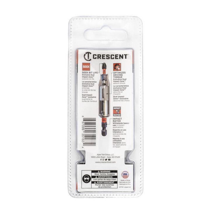 Crescent APEX Promotional VORTEX Bit Holder 1/4" x 3 1/2", large image number 2