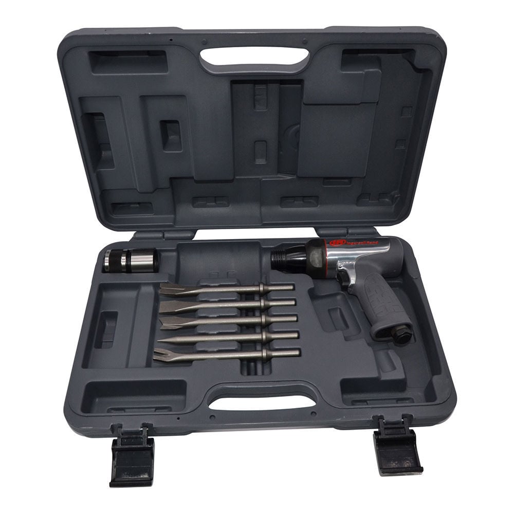 Ingersoll Rand Air Hammer and 5-Piece Chisel Set, 3530 BPM, large image number 2
