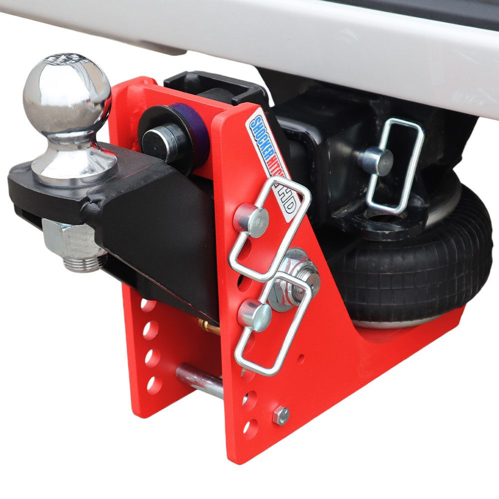 Shocker Hitch HD 20K 2.5 Inch Air Receiver Hitch & Raised Ball Mount 2-5/16 Inch Hitch Ball, large image number 1
