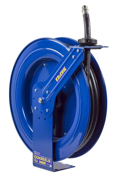 Coxreels Safety System Spring Driven DEF Hose Reel 3/4in x 50'  EZ-SH-550-DF-BBX - Acme Tools
