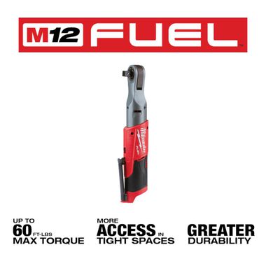 Milwaukee M12 FUEL 1/2 in. Ratchet (Bare Tool), large image number 1