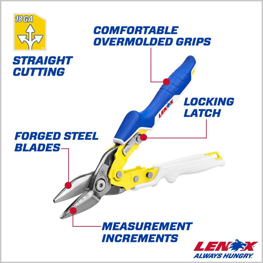 Lenox Straight Aviation Snips, large image number 2