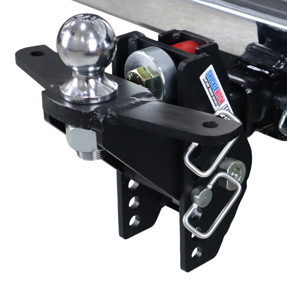 Shocker Hitch 20K Impact Max 2.5 Inch Cushion Hitch & Raised Sway Bar Tab Ball Mount 2-5/16 Inch Hitch Balls, large image number 2