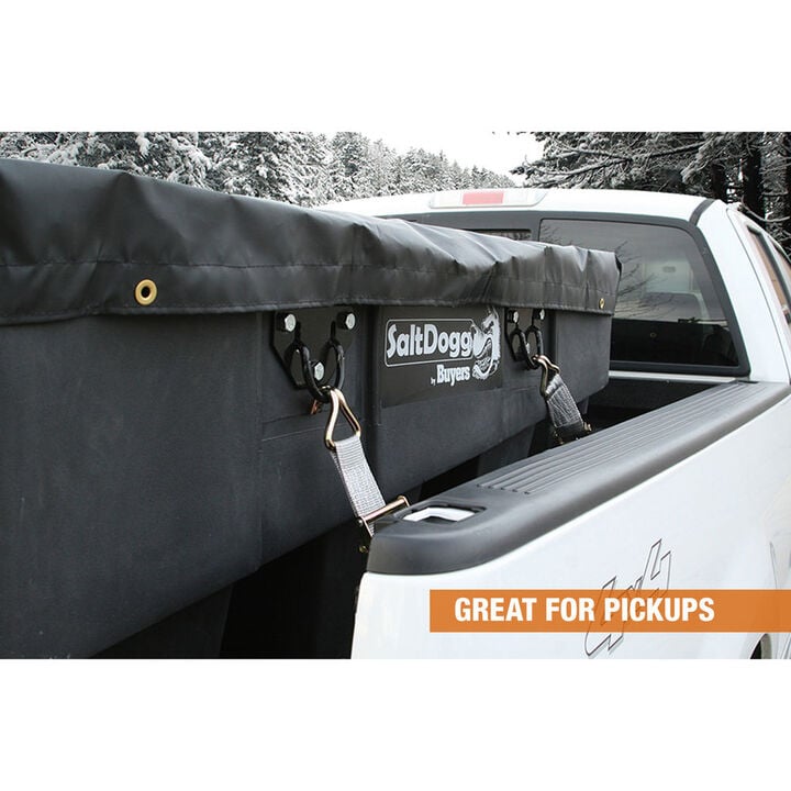 Buyers Products Company SaltDogg 1.0 Cubic Yard Electric Black Poly Hopper Spreader, large image number 3