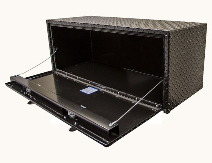 Buyers Products Company 18x18x48 Inch Black Diamond Tread Aluminum Underbody Truck Box, large image number 2