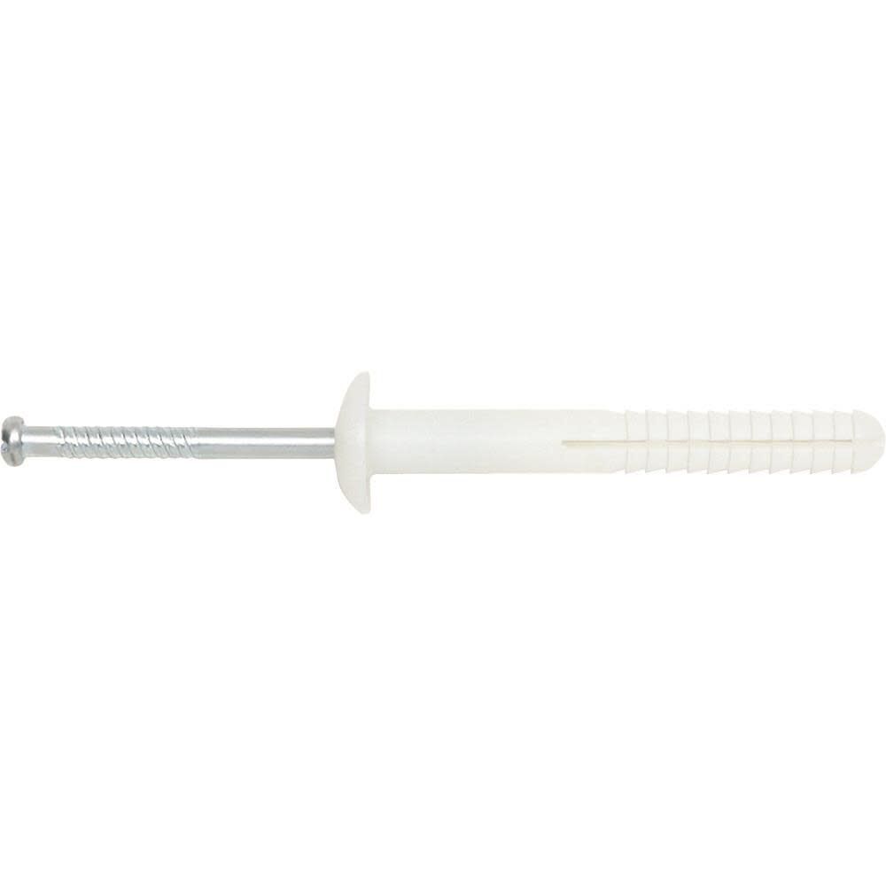 DEWALT Impact Nail & Pin Anchors NYLON NAILIN MH 1/4 X 3 QTY: 100, large image number 1