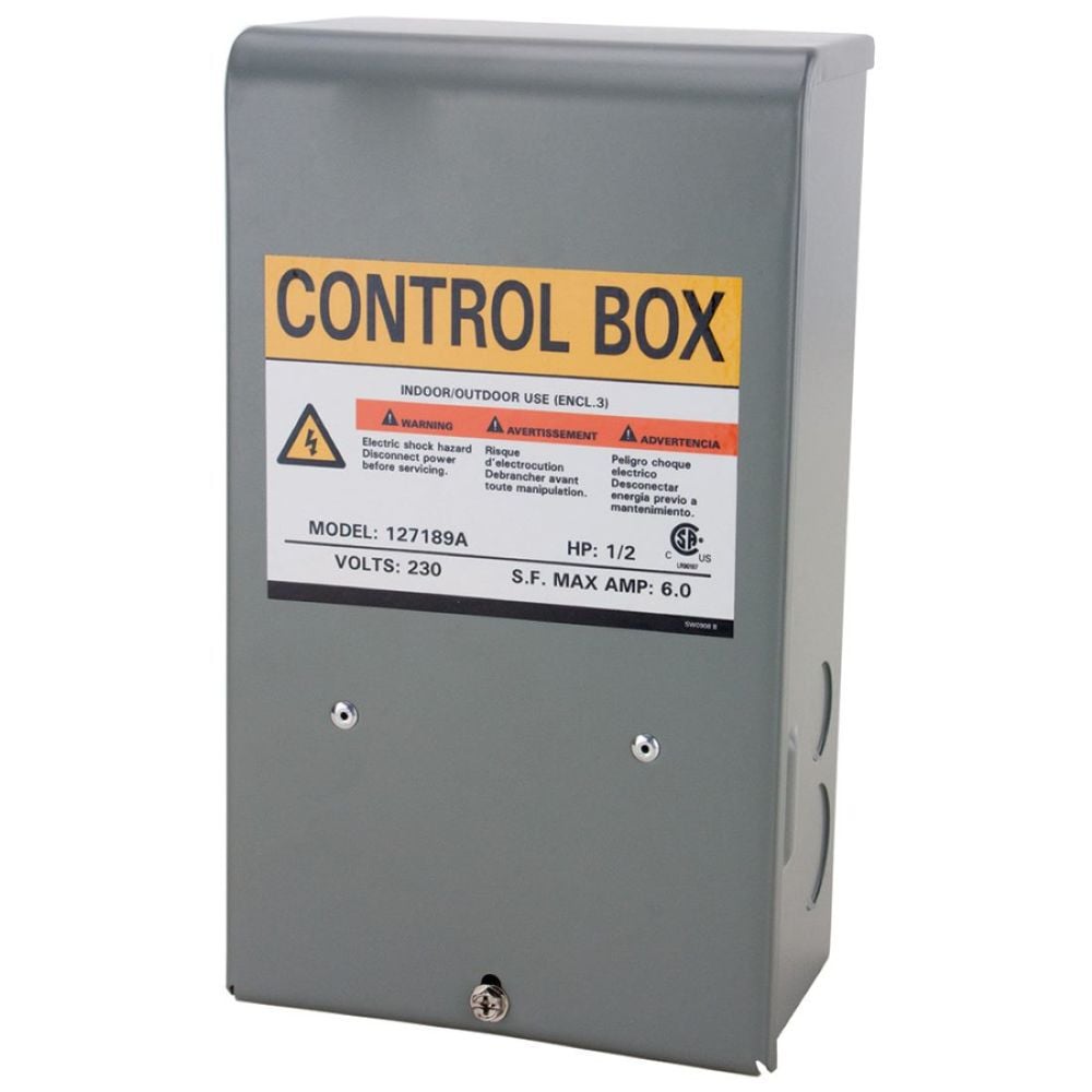 Star Water Systems Submersible Well Pump Control Box for 1/2HP Pump – 127189A