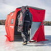 Eskimo QuickFish 6HD, Pop-Up Portable Shelter, No-Trip Door, Red/Black, Six Person, small image number 2