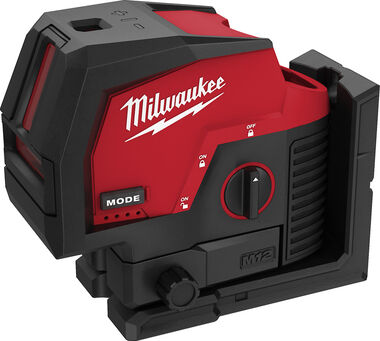 Milwaukee M12 Green Beam Laser Cross Line and Plumb Points (Bare Tool), large image number 2
