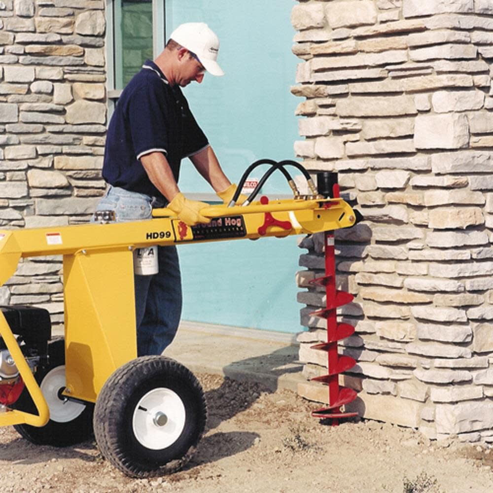 Groundhog clearance hydraulic auger