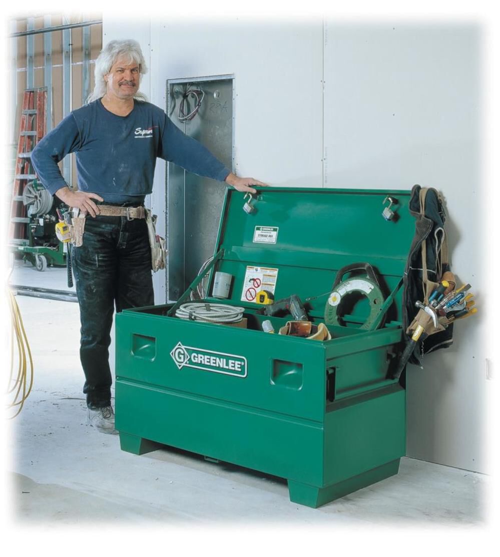 Greenlee 24 In. x 48 In. Locking Storage Chest 2448 Acme Tools