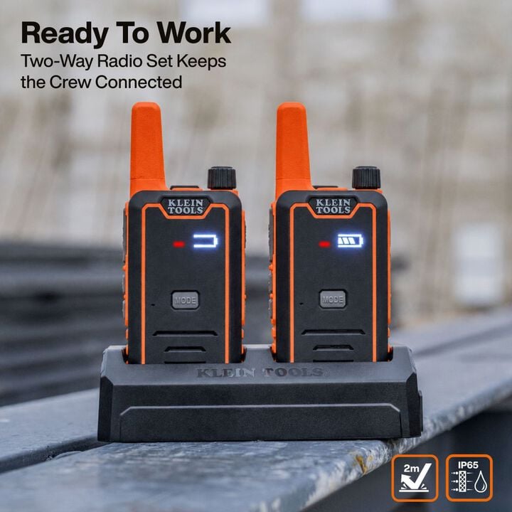 Klein Tools Handheld Two-Way Radio Set, large image number 4