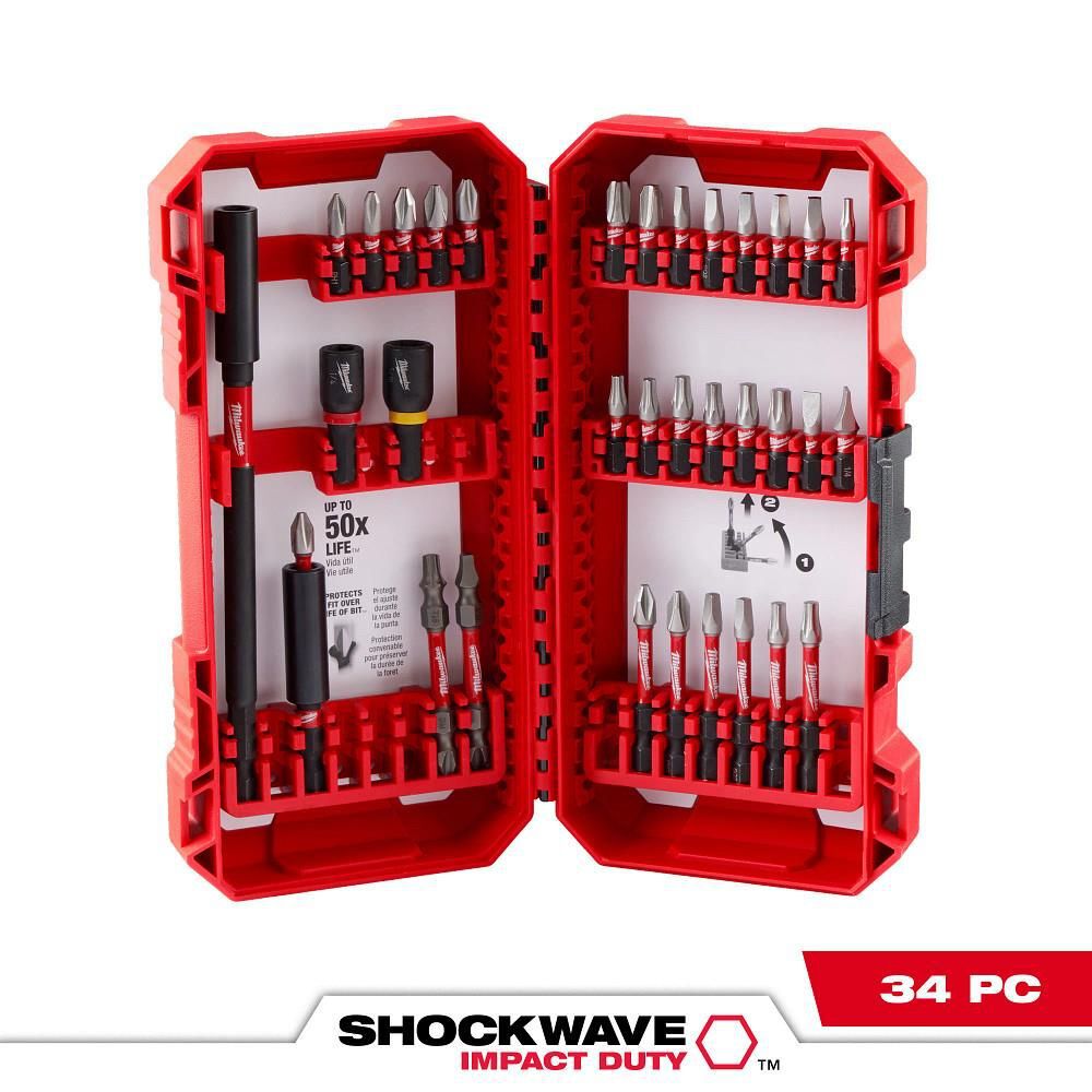 Milwaukee SHOCKWAVE Impact Duty Driver Bit Set 34pc, large image number 14