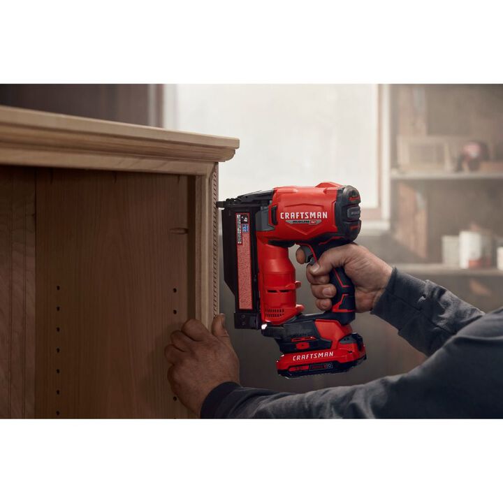 CRAFTSMAN V20 BRUSHLESS RP Cordless 23 Gauge Pin Nailer Kit, large image number 6