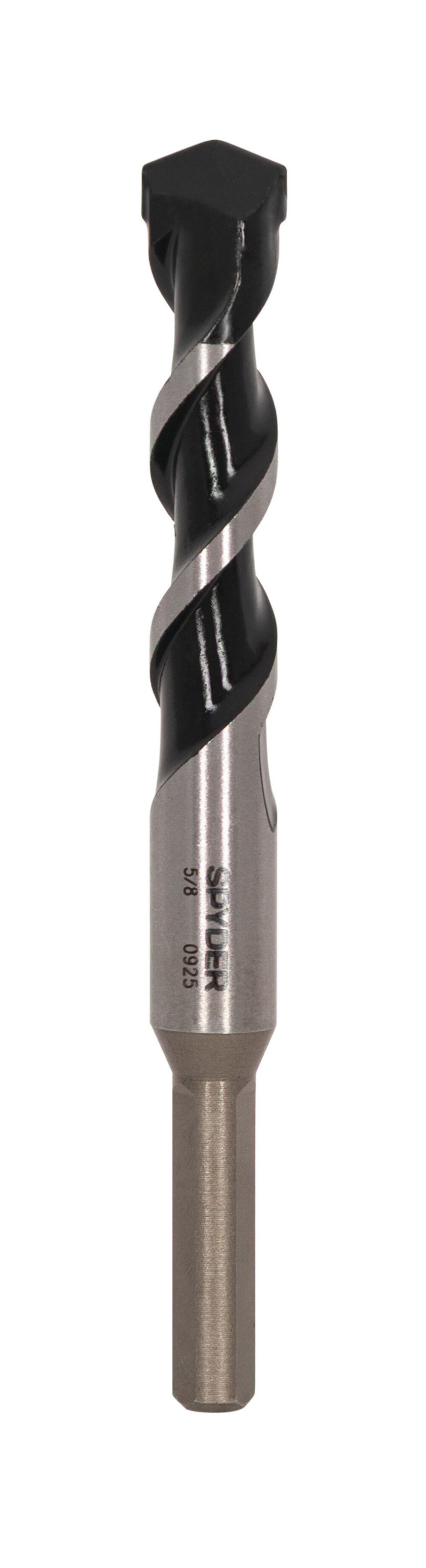 Spyder 5/8 Inch x 6 Inch Carbide-Tipped Three-Flat Grip Shank Hammer Drill Bit, large image number 8