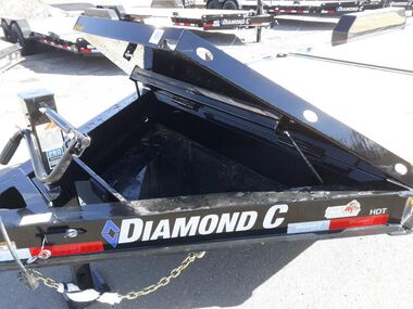 Diamond C 22 Ft. x 82 In. Low Profile Hydraulically Dampened Tilt Trailer, large image number 9