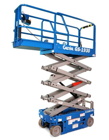 Genie 19' Scissor Lift 30in Width Electric with E-Drive, large image number 0