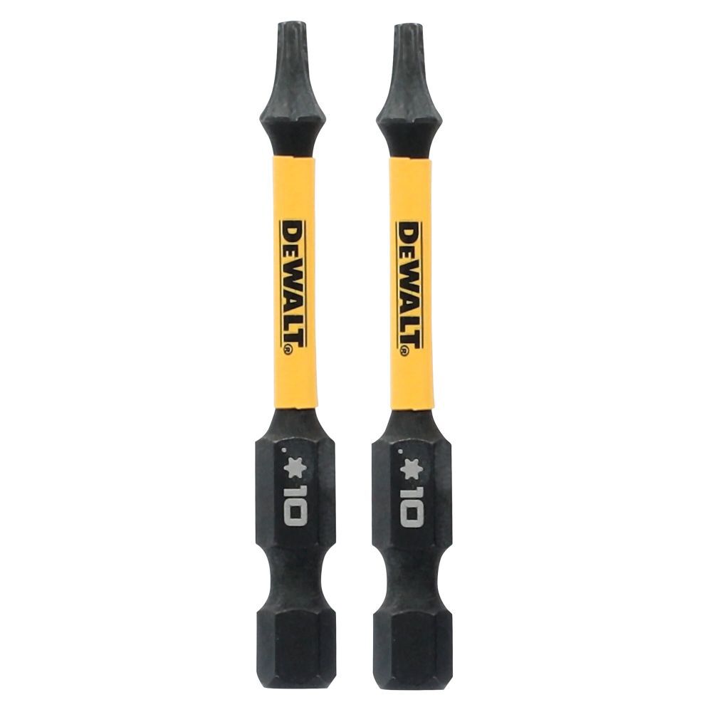 DEWALT Elite Series 2-1/4 Inch T10 Bits, 2 Pieces, large image number 1