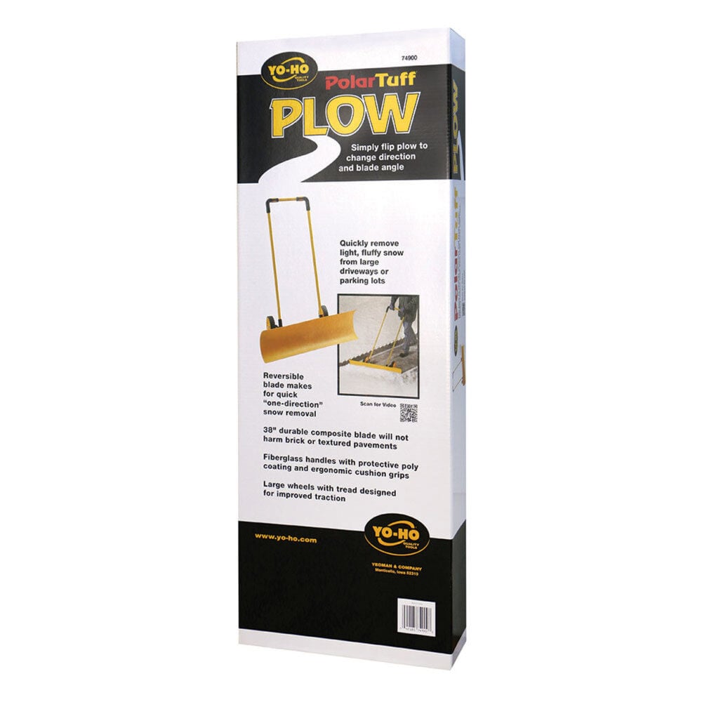 Yo-Ho Snow Pusher PolarTuff Plow with Wheels, large image number 2