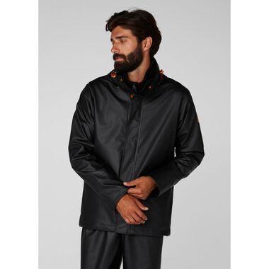 Helly Hansen PU Gale Waterproof Rain Jacket Black XL, large image number 2