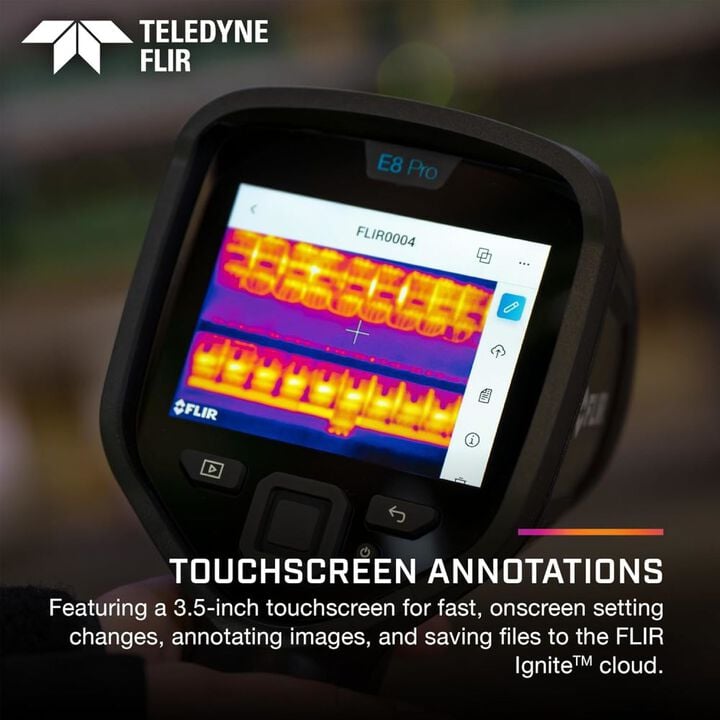 FLIR E8 Pro Thermal Camera with Ignite Cloud Kit, large image number 4