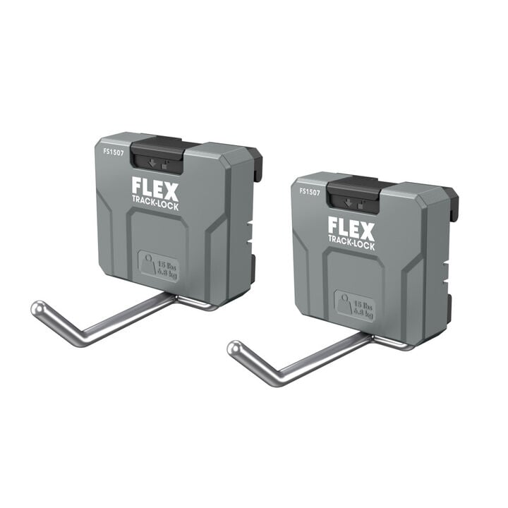 FLEX TRACK LOCK Straight Hook 2 Pieces