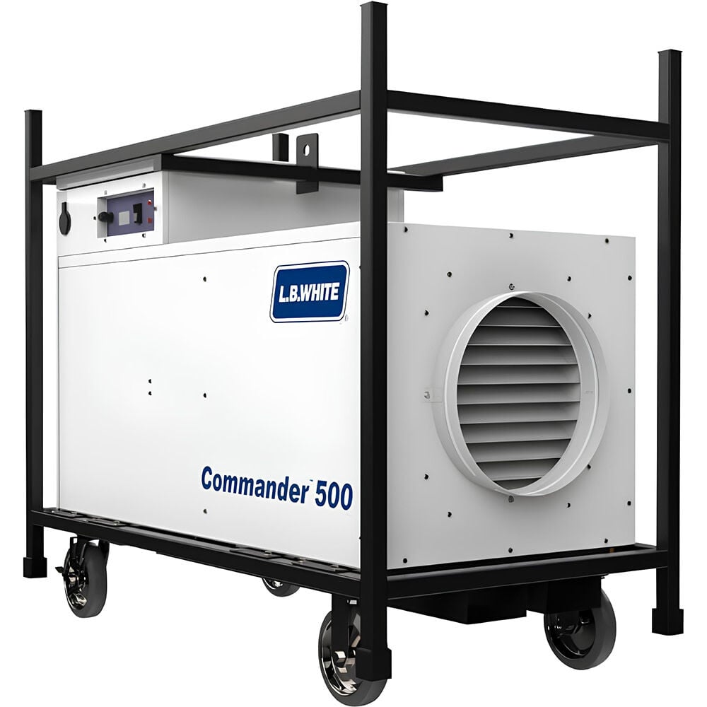 LB White Commander Series 500000K BTU Dual Fuel (LP/NG) Make-Up Air Unit – COMMANDER 500