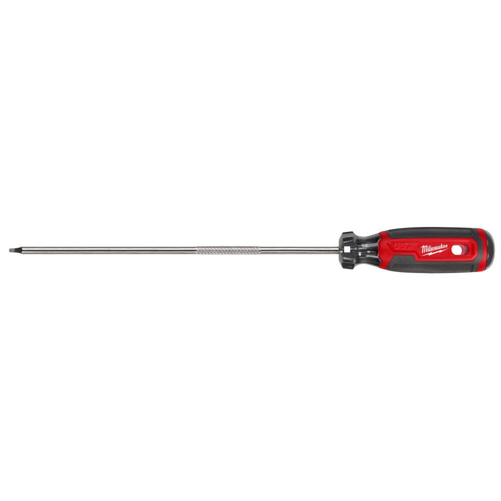 Milwaukee #1 Square 8 Inch Cushion Grip Screwdriver, large image number 1