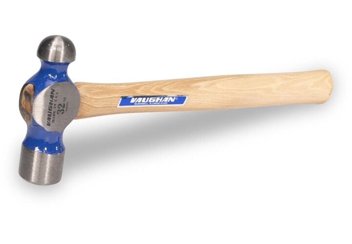 Vaughan 32 Oz Ball Pein Hammer with Hickory Handle